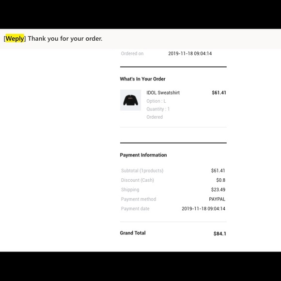 *SOLD* House of BTS Idol Crewneck - Picture 3 of 9